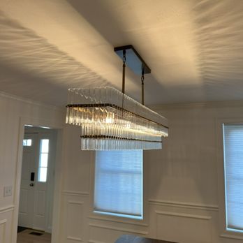 JFR Electrical - Glass chandelier installation - Electricians Near Me