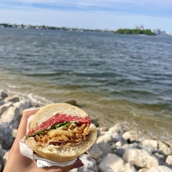 Buccan Sandwich Shop - Beef carpaccio sandwich - Sandwiches Near Me - Palm Beach, Florida