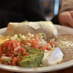 Botanas Restaurant - Super  Super Burrito -Ground beef