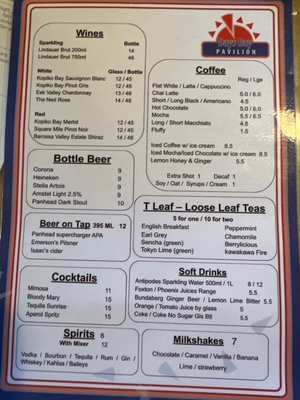 Menu photo 3 Pavilion Lower Hutt, WGN Menu photo 3 Pavilion Lower Hutt, WGN