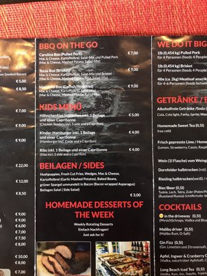 Menu photo 4 The BBQ Connection Ramstein-Miesenbach, RP Menu photo 4 The BBQ Connection Ramstein-Miesenbach, RP