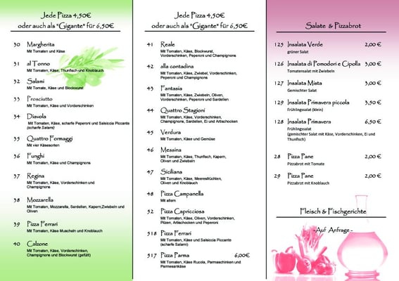 Menu photo 2 La Campanella Fürstenfeldbruck, BY Menu photo 2 La Campanella Fürstenfeldbruck, BY