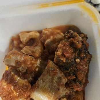 Naija Cuisines - Spoiled meat. It's supposed to be tripe, it was slimey and smelled like someone took a number 2 in the box - African Near Me - Smyrna, Georgia Naija Cuisines - Spoiled meat. It's supposed to be tripe, it was slimey and smelled like someone took a number 2 in the box - African Near Me - Smyrna, Georgia