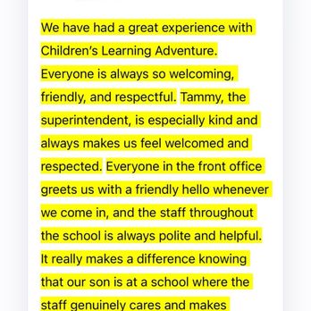 Children's Learning Adventure - Preschools Near Me - Tucson, Arizona