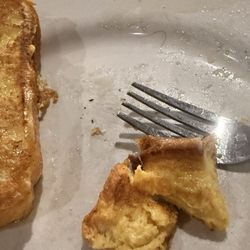 Red Wing Cafe - Hair,,, after one French toast was almost finished. It did not stay down! Just keeping it real!