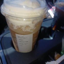 Starbucks - Was very disappointed got where I was going and tried my drink and it tasted like watered-down milk