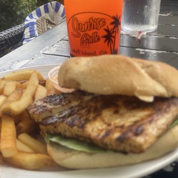 Sunrise Grill - Mahi sandwich - Bars Near Me - Jekyll Island, Georgia Sunrise Grill - Mahi sandwich - Bars Near Me - Jekyll Island, Georgia
