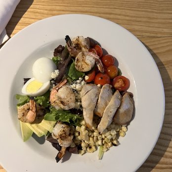 The Post - Cobb Salad with Chicken and Shrimp - Comfort Food Near Me - Los Altos, California