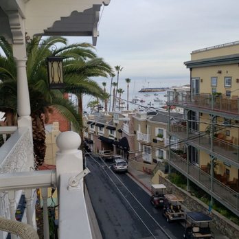Hotel Catalina - View from the shared deck on the 3rd floor - Hotels Near Me - Avalon, California Hotel Catalina - View from the shared deck on the 3rd floor - Hotels Near Me - Avalon, California