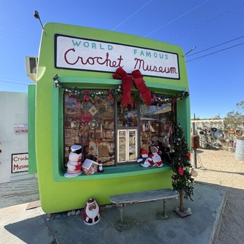 World Famous Crochet Museum - Front of the museum - Museums Near Me - Joshua Tree, California World Famous Crochet Museum - Front of the museum - Museums Near Me - Joshua Tree, California