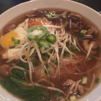 Vui's Kitchen - Vegan pho add egg - Vegan Near Me - Nashville, Tennessee