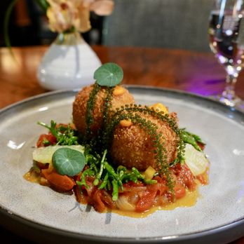 The Blvd - Crab Cakes - New American Near Me - Beverly Hills, California