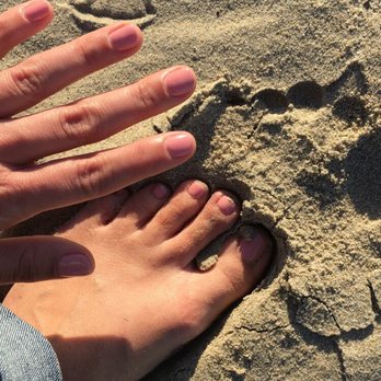 Lavish Nails - My beautiful manicure and pedicure on the sandy beaches of California. Thank you Nina! - Nail Salons Near Me - Vancouver, Washington