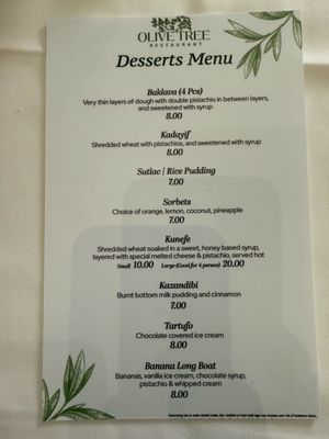 Menu photo 4 Olive Tree Restaurant Cresskill, NJ