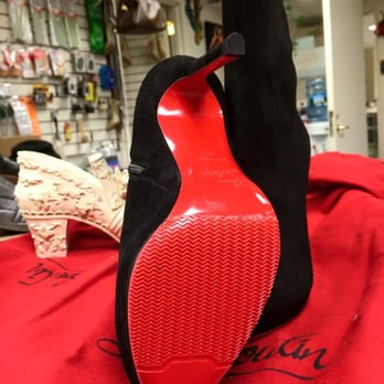 11 Madison Cobblers - Re sole on Christian Louboutin Heels and Tips - Shoe Repair Near Me - Manhattan, New York 11 Madison Cobblers - Re sole on Christian Louboutin Heels and Tips - Shoe Repair Near Me - Manhattan, New York