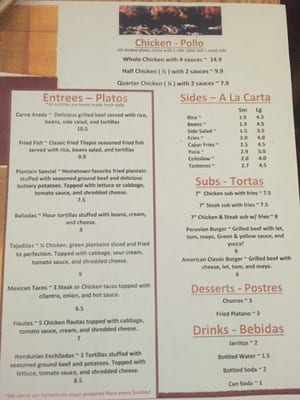 Menu photo 2 Pollo a La Brasa Harrisonburg, VA Menu photo 2 Pollo a La Brasa Harrisonburg, VA
