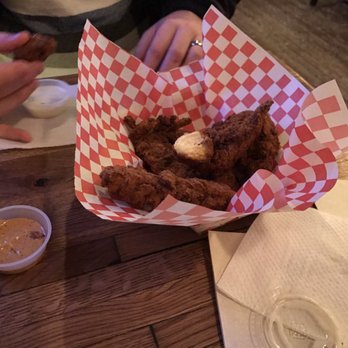 Copper Kettle Brewing - The chicken tenders from the Cluck food truck outside. - Breweries Near Me - Denver, Colorado Copper Kettle Brewing - The chicken tenders from the Cluck food truck outside. - Breweries Near Me - Denver, Colorado