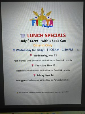Menu photo 5 Fiesta Philippines Rancho Cordova, CA Menu photo 5 Fiesta Philippines Rancho Cordova, CA