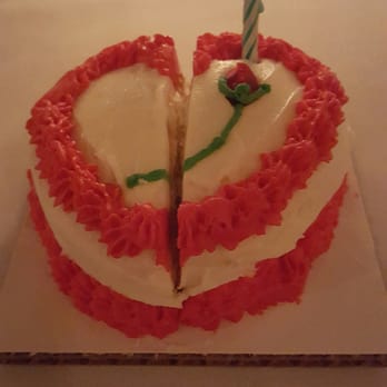 Andria's Steakhouse - This was my birthday cake which i split with my wonderful bf! - Steakhouses Near Me - O Fallon, Illinois