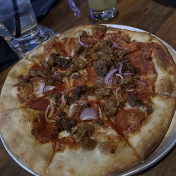 Yard House - The Carnivore Pizza - New American Near Me - Sacramento, California Yard House - The Carnivore Pizza - New American Near Me - Sacramento, California