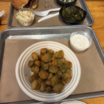Buz and Ned's Real Barbecue - Crispy Fried Okra w/ Cajun Spice - Barbeque Near Me - Richmond, Virginia