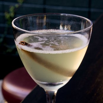 Nighthawk - Simons Punch: A milk-clarified punch. The base spirit changes weekly. Has nutmeg. Very, very subtle. - Cocktail Bars Near Me - Redwood City, California