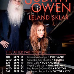 The Red Room @ Cafe 939 - It might as well rain until September, because the Fabulous Judith Owen & the Legendary Lee Sklar bring Indian Summer to Boston!