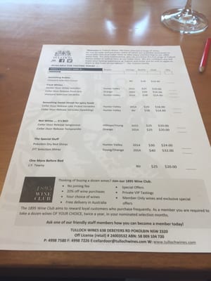 Tulloch Wines by null