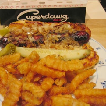 Superdawg Drive-In - bite in - Hot Dogs Near Me - Wheeling, Illinois