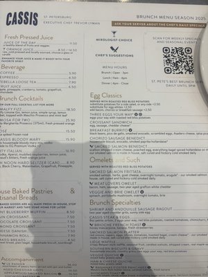 Menu photo 8 Cassis St. Pete St Petersburg, FL Menu photo 8 Cassis St. Pete St Petersburg, FL