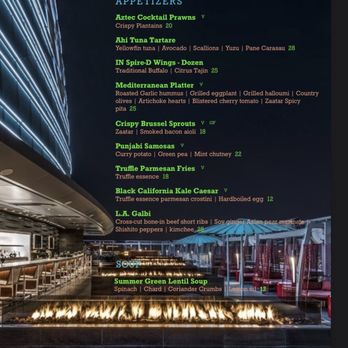 Spire 73 - Menu - Cocktail Bars Near Me - Los Angeles, California Spire 73 - Menu - Cocktail Bars Near Me - Los Angeles, California