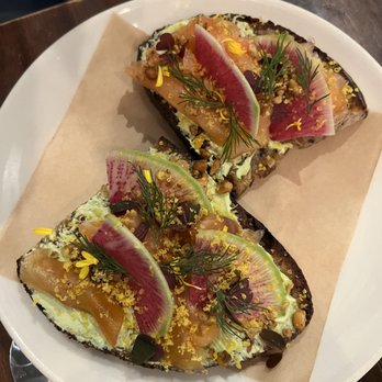 Lula Cafe - Toast special with lox - New American Near Me - Chicago, Illinois