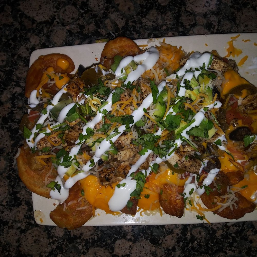 Chuck's Place - Half of an Irish Nachos order - Chicken Wings Near Me - Manteca, California Chuck's Place - Half of an Irish Nachos order - Chicken Wings Near Me - Manteca, California
