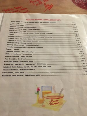 Menu photo 1 Chez Mo-Nik Gatineau, QC Menu photo 1 Chez Mo-Nik Gatineau, QC