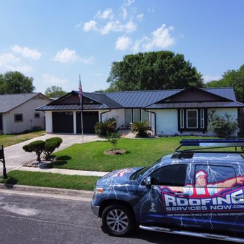 Roofing Services Now - Shingle roof replaced with a New metal roof in San Antonio 78244 - Roofing Near Me - San Antonio, Texas