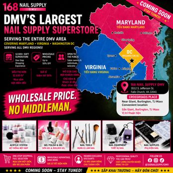 168 Nail Supply - Cosmetics & Beauty Supply Near Me - Falls Church, Virginia 168 Nail Supply - Cosmetics & Beauty Supply Near Me - Falls Church, Virginia