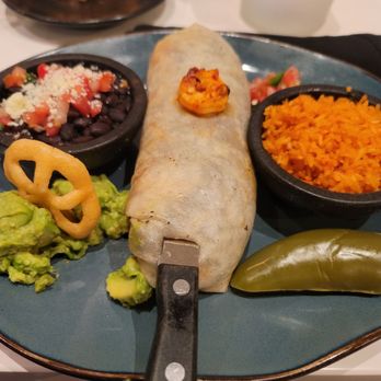 SOL Mexican Cocina - Shrimp burrito $22 - Mexican Near Me - Irvine, California SOL Mexican Cocina - Shrimp burrito $22 - Mexican Near Me - Irvine, California