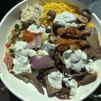 Garbanzo - Gyro Meat Plate - Mediterranean Near Me - Englewood, Colorado
