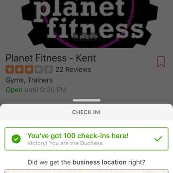 Planet Fitness - 100th times I set foot in this biz!  Take that and rewind it back! - Gyms Near Me - Kent, Washington
