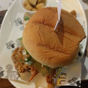 Kjun - Softshell crab sandwich - Korean Near Me - New York, New York