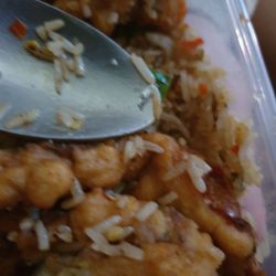 Lyton Chinese Restaurant - There is literally aluminium foil in my burnt fried rice