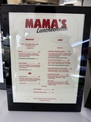 Menu photo 1 Mama's Luncheonette Mill Valley, CA Menu photo 1 Mama's Luncheonette Mill Valley, CA