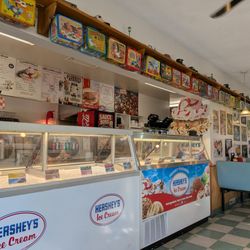 Jerry's Place - This vantage right inside the entry doesn't do the place justice. Five stars. And the milkshake was amazing.