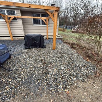 White Oak Landscaping & Stonework - Unfinished patio due to all the safety concerns this business caused in the first place - Snow Removal Near Me White Oak Landscaping & Stonework - Unfinished patio due to all the safety concerns this business caused in the first place - Snow Removal Near Me