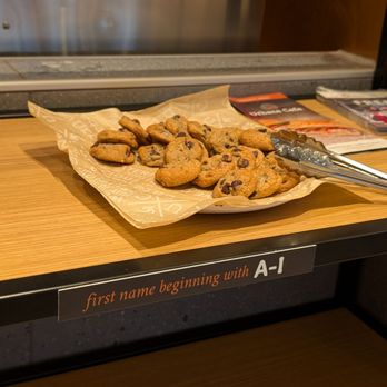 Urbane Cafe - Samples of their mini chocolate chip cookies. Better than traditional chocolate chip cookies elsewhere! - Salad Near Me - Long Beach, California