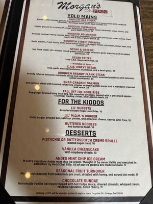 Menu photo 1 Morgan's On Main Woodland, CA Menu photo 1 Morgan's On Main Woodland, CA