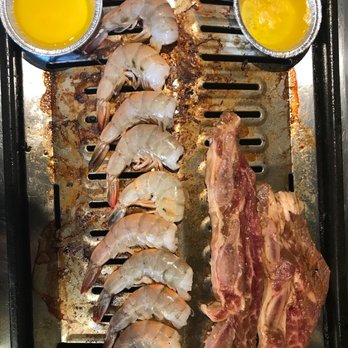 Wang Cho Korean BBQ - Shrimp and Short Rib - Korean Near Me - Riverside, California
