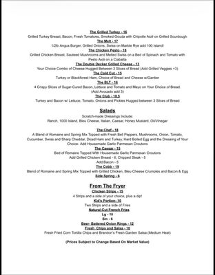 Menu photo 4 The Copperpot Cafe Coulterville, CA