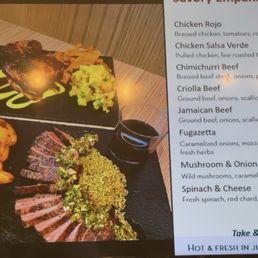 Photo of menu