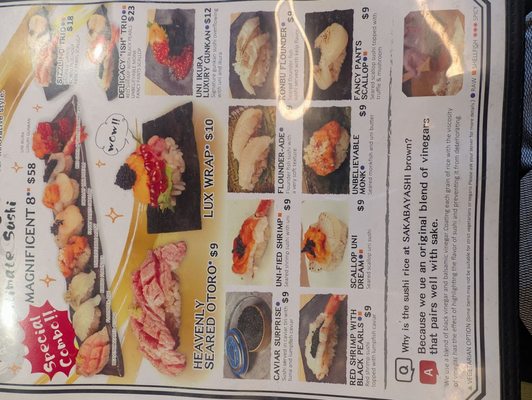 Menu photo 2 Sakabayashi Sushi Tavern Boston, MA Menu photo 2 Sakabayashi Sushi Tavern Boston, MA